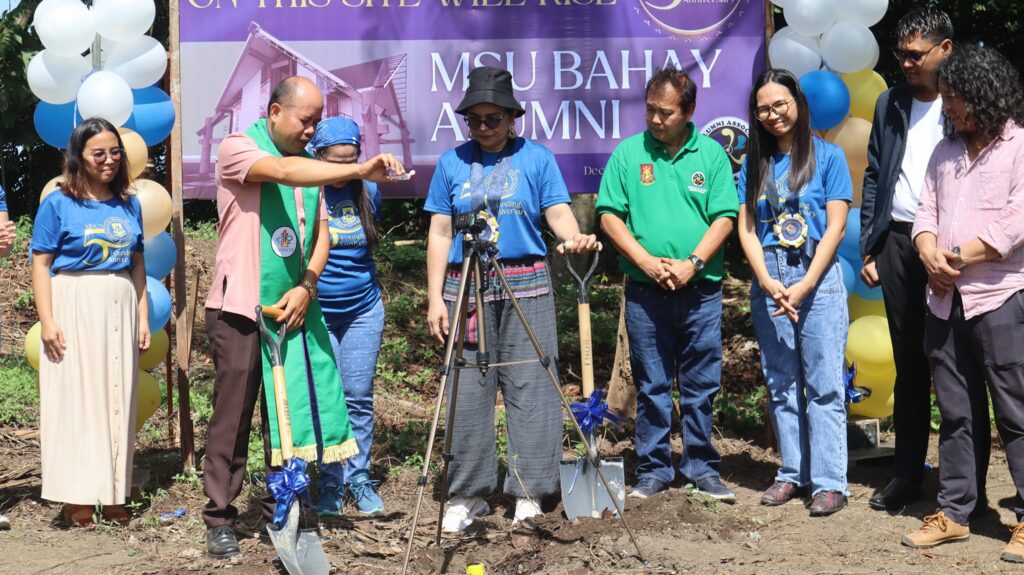 Breaking new ground for the 'MSUAA Balai Alumni sa MSU at Naawan